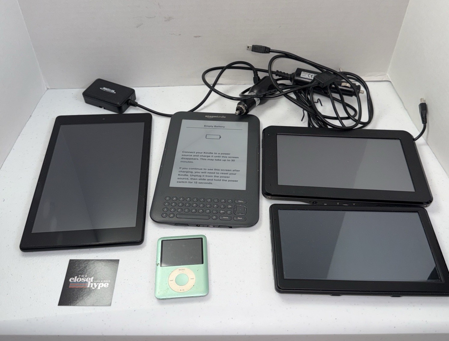 Kindle Working And Non Working LOT Of Tablets, Screens And iPod (Working)As Is🔥