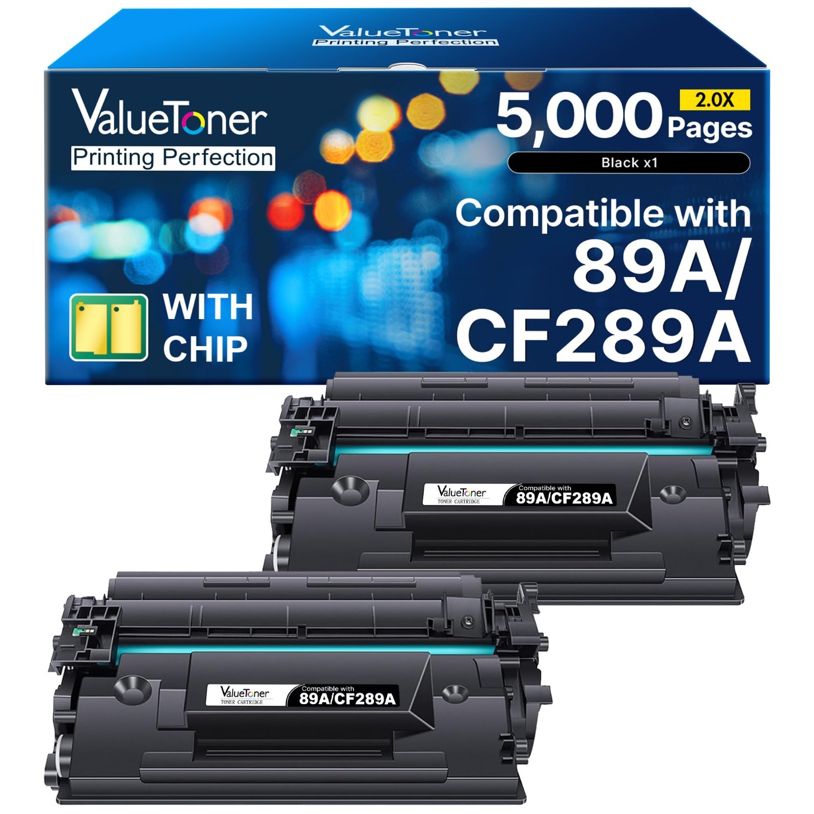 Value Toner 89A Black Original LaserJet Toner Cartridge CF289A Sealed