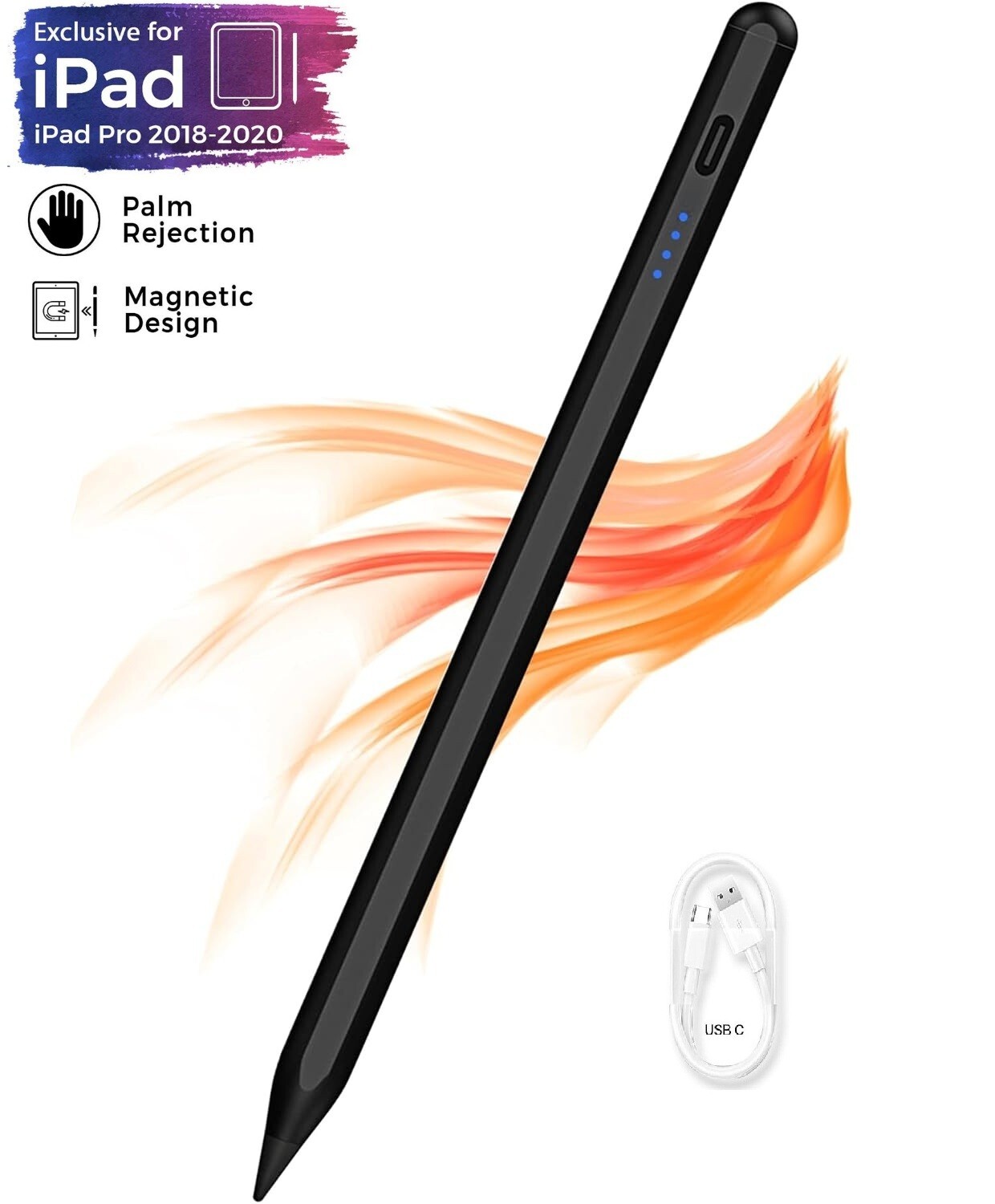 For Apple Pencil Stylus Pen 2nd Generation for iPad/iPad Air/iPad Pro/iPad mini