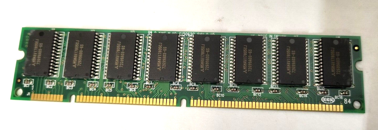 KINGSTON  KTM2MX72S 16 MEG DIMM 8 CHIP NO PARITY M5M4V17805CJ RM4BIN453 G1N