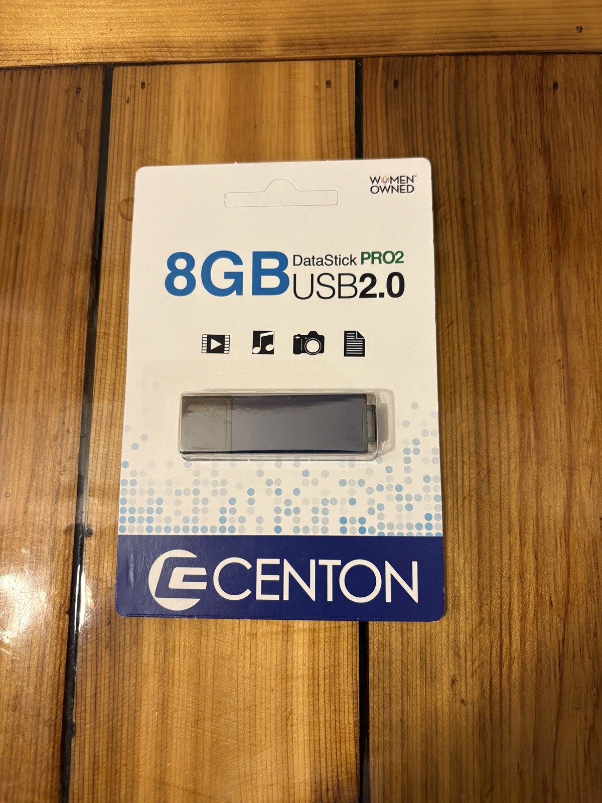 NIB Centon USB 2.0 Datastick Pro2 Black 8GB 