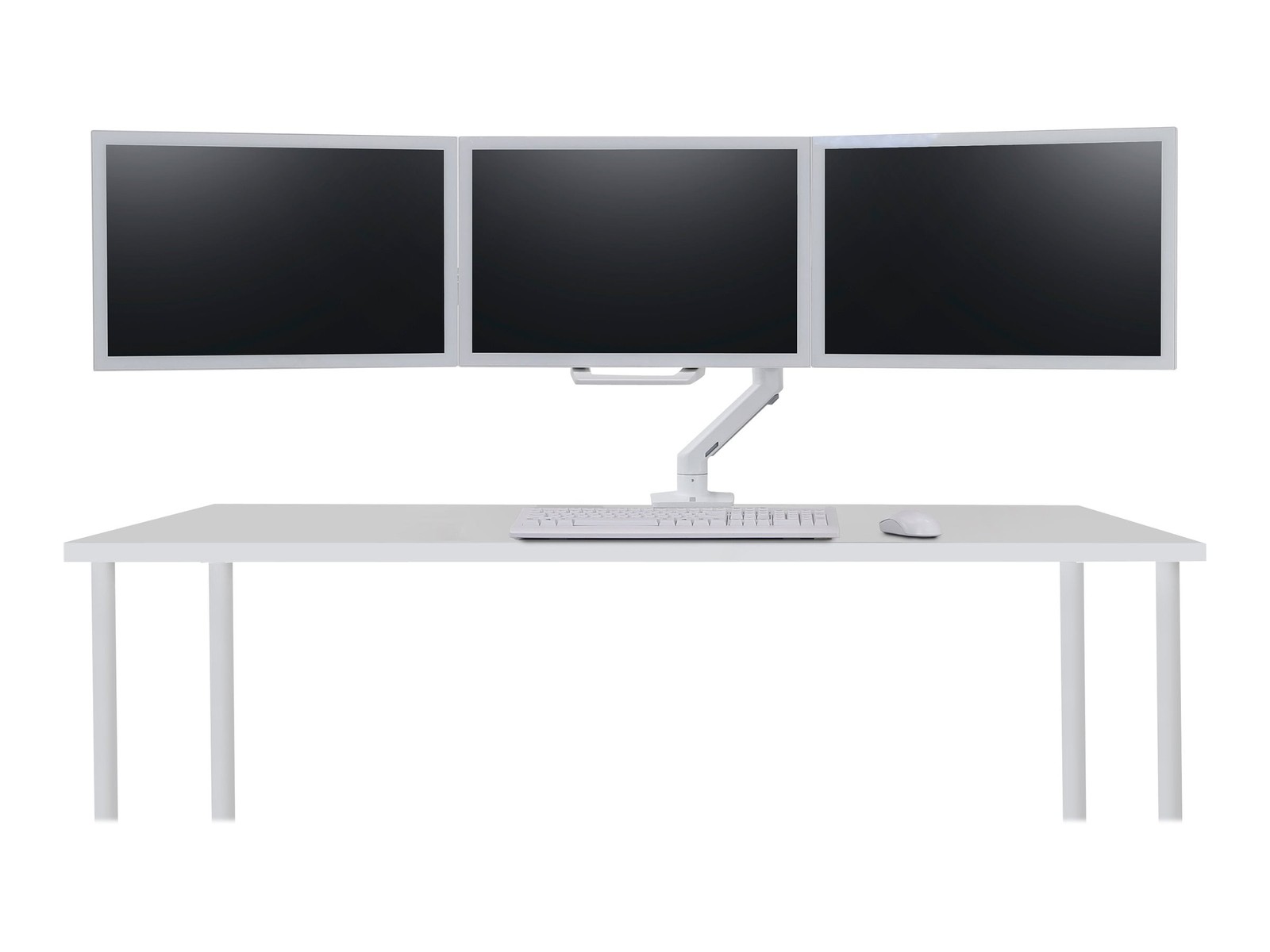 Ergotron HX Triple Monitor Bow Kit, White, Wall Mount, Supports 3 Monitors up to