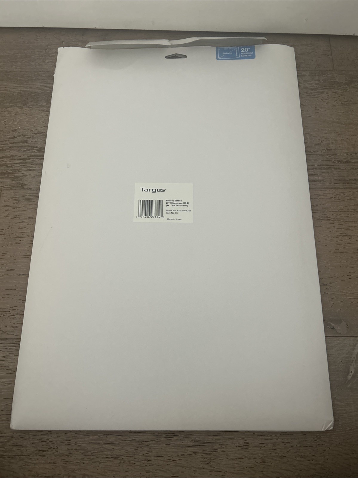 2 Targus 20" Widescreen (16:9) Monitor Privacy Screens - ASF20W9USZ NEW