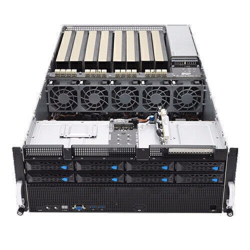 ASUS ESC8000A-E11 4U 8 GPU Server for NVIDIA 3090 4090 A100 GPU , AMD EPYC CPU