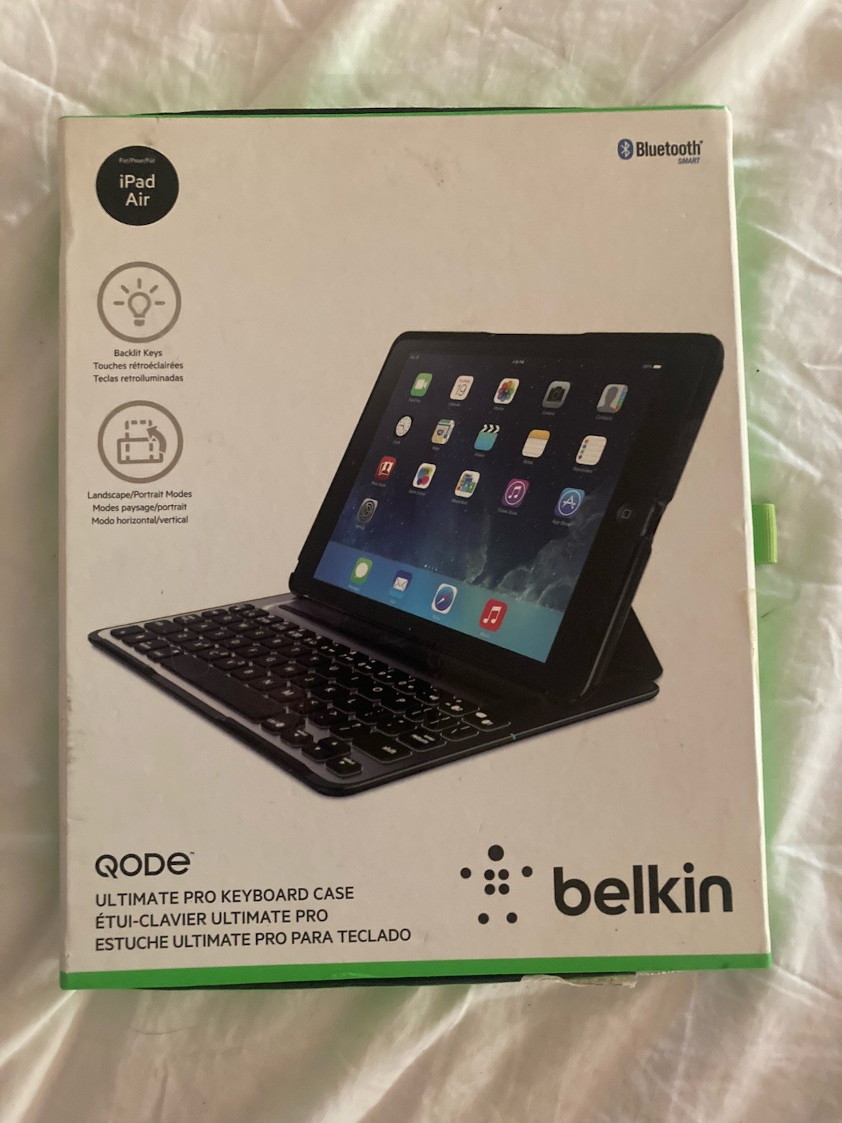 Belkin QODE Ultimate Pro Keyboard Case for IPad Air - New