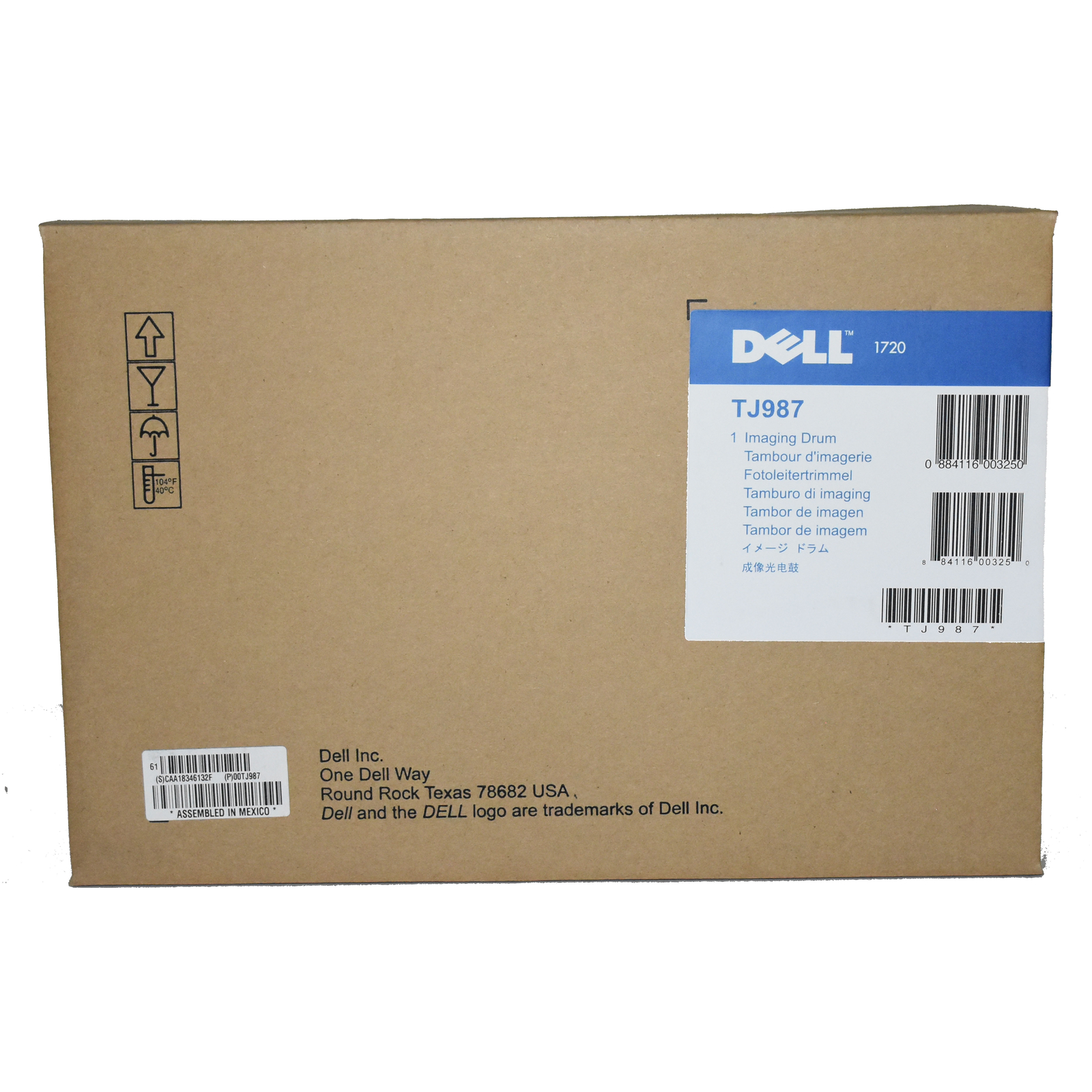 Genuine Dell 1720 1720dn Laser Printer 30K Pages Yield Imaging Drum Kit TJ987