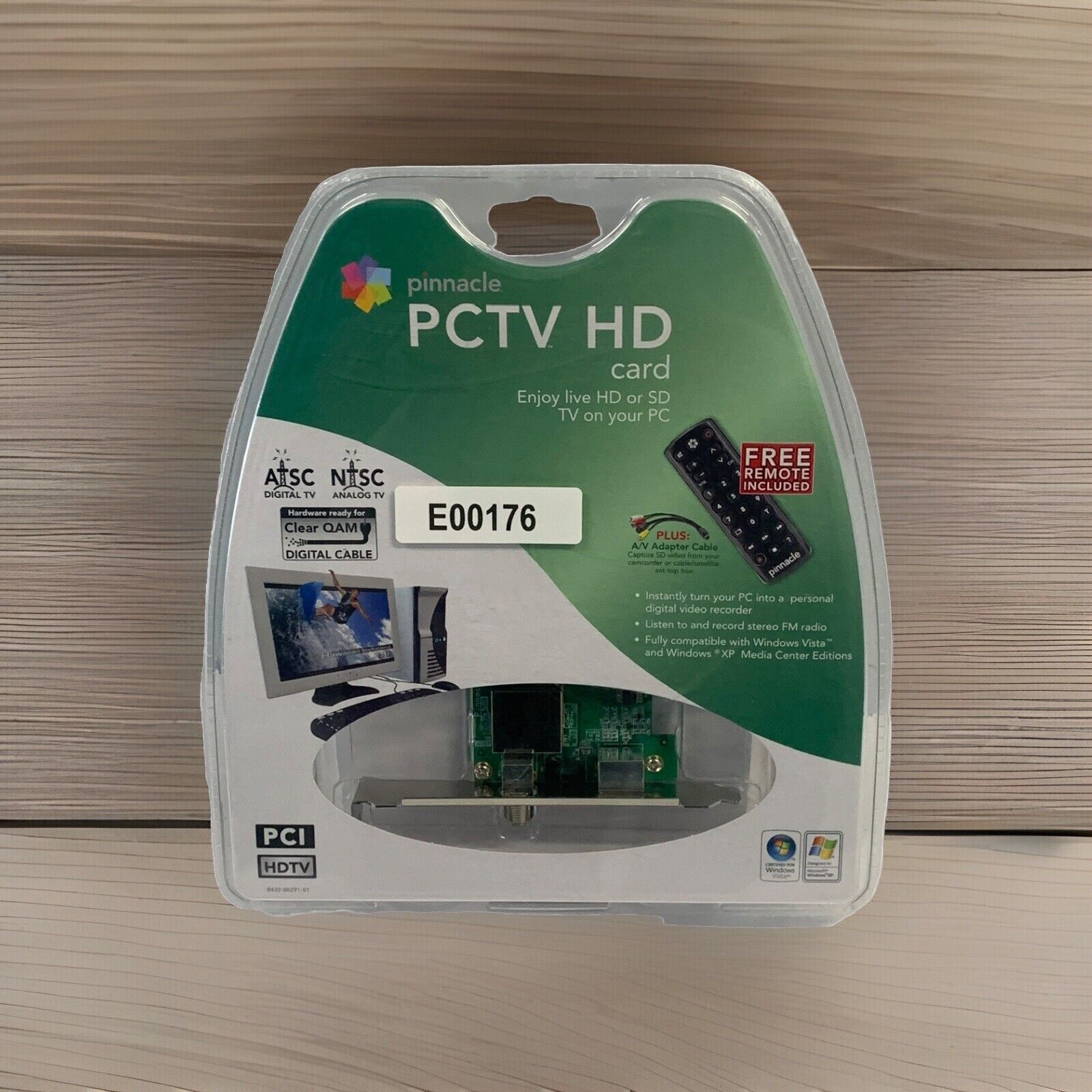 Pinnacle Systems PCTV 800i Rev 1.1 HD PCI Interface TV Tuner Card