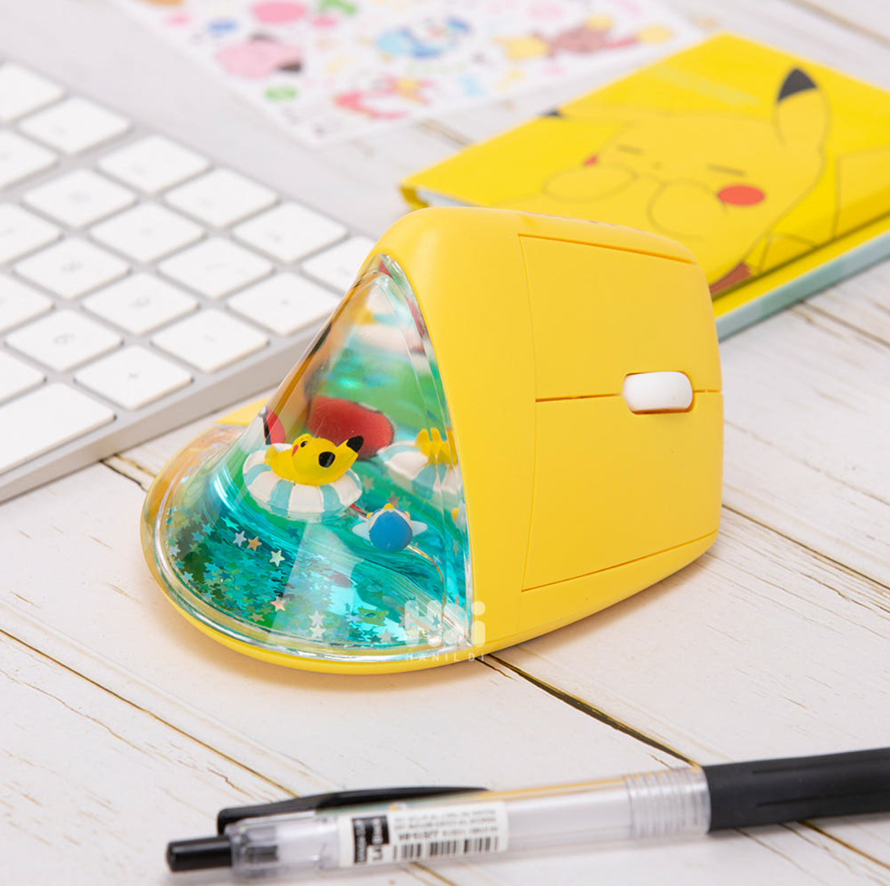 Official Pokemon Pikachu Ergonomic Vertical Wireless Mouse New