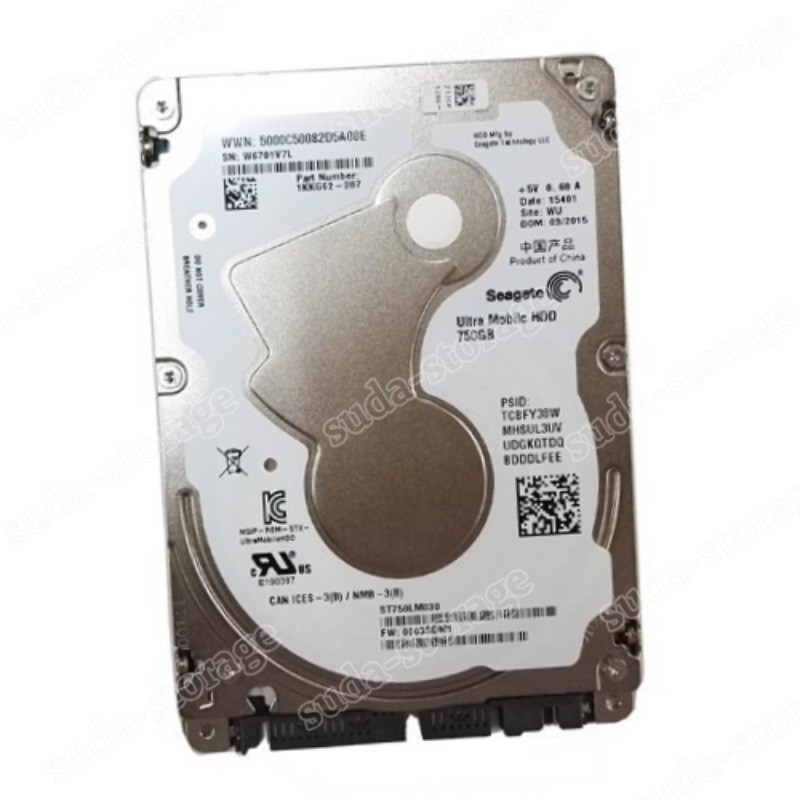 1PCS New Seagate 750GB 2.5 Inch Ultra Mobile HDD Hard Disk Drive ST750LM030 5mm