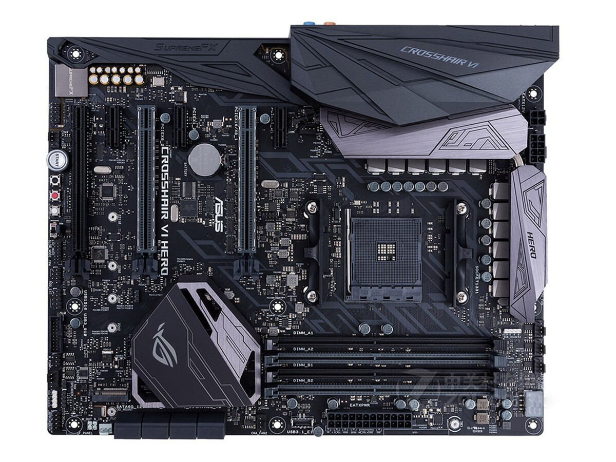 For ASUS ROG CROSSHAIR VI HERO motherboard X370 AM4 4*DDR4 64G ATX Tested ok