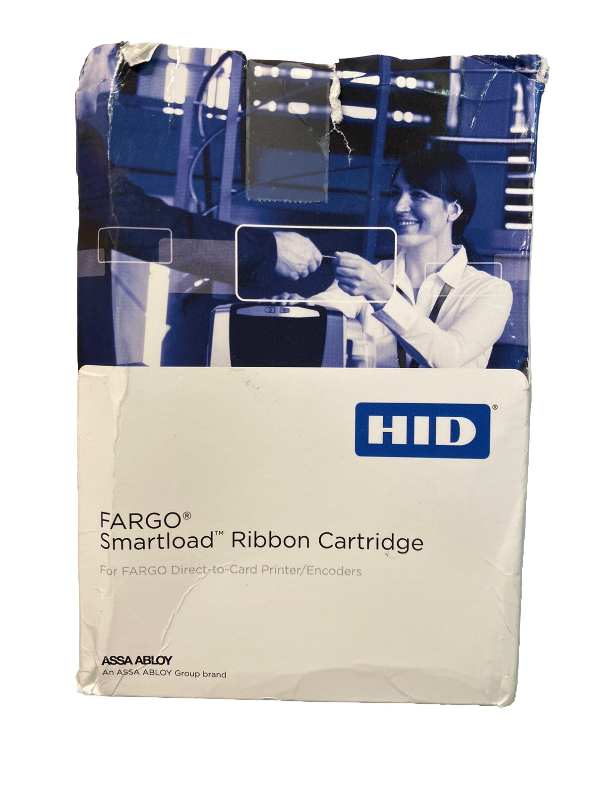 HID FARGO 045110 Smartload Color Ribbon Cartridge YMCKOK For DTC4000 NO BOX Read