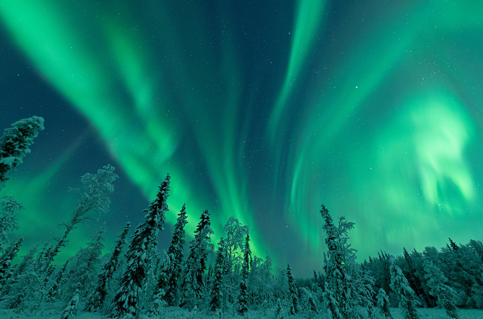 Landscape aurorae nature Custom Gaming Mat Desk