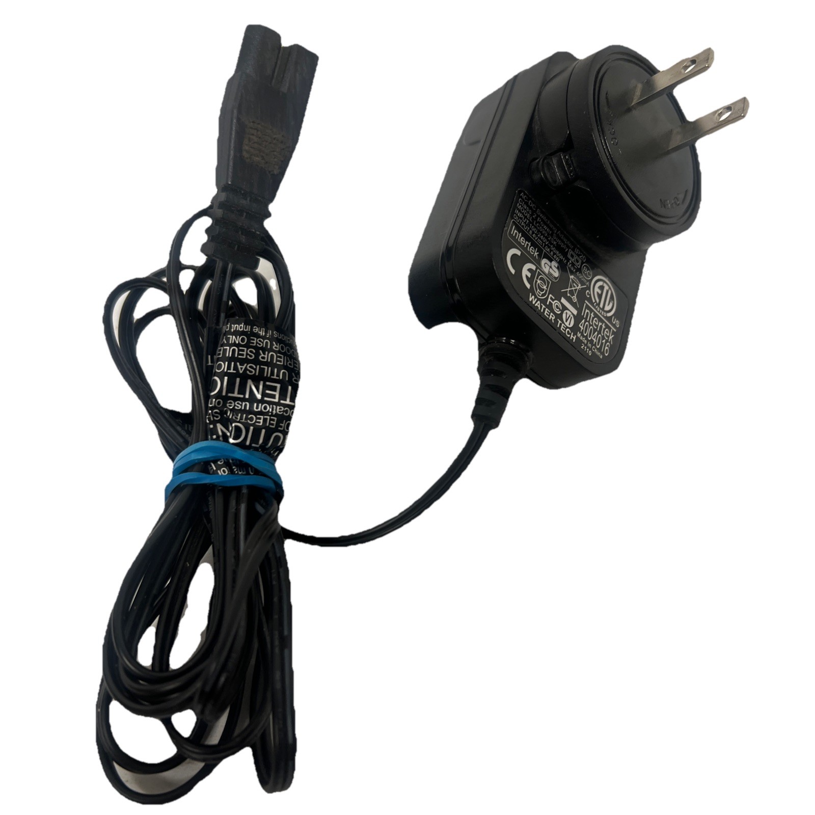 Intertek WATER TECH AC ADAPTER LC099-2SK, 8.4V 1A Tested
