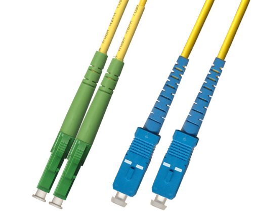 5M Singlemode Duplex Fiber Optic Cable 9/125 LC APC SC UPC Patch Cable Network