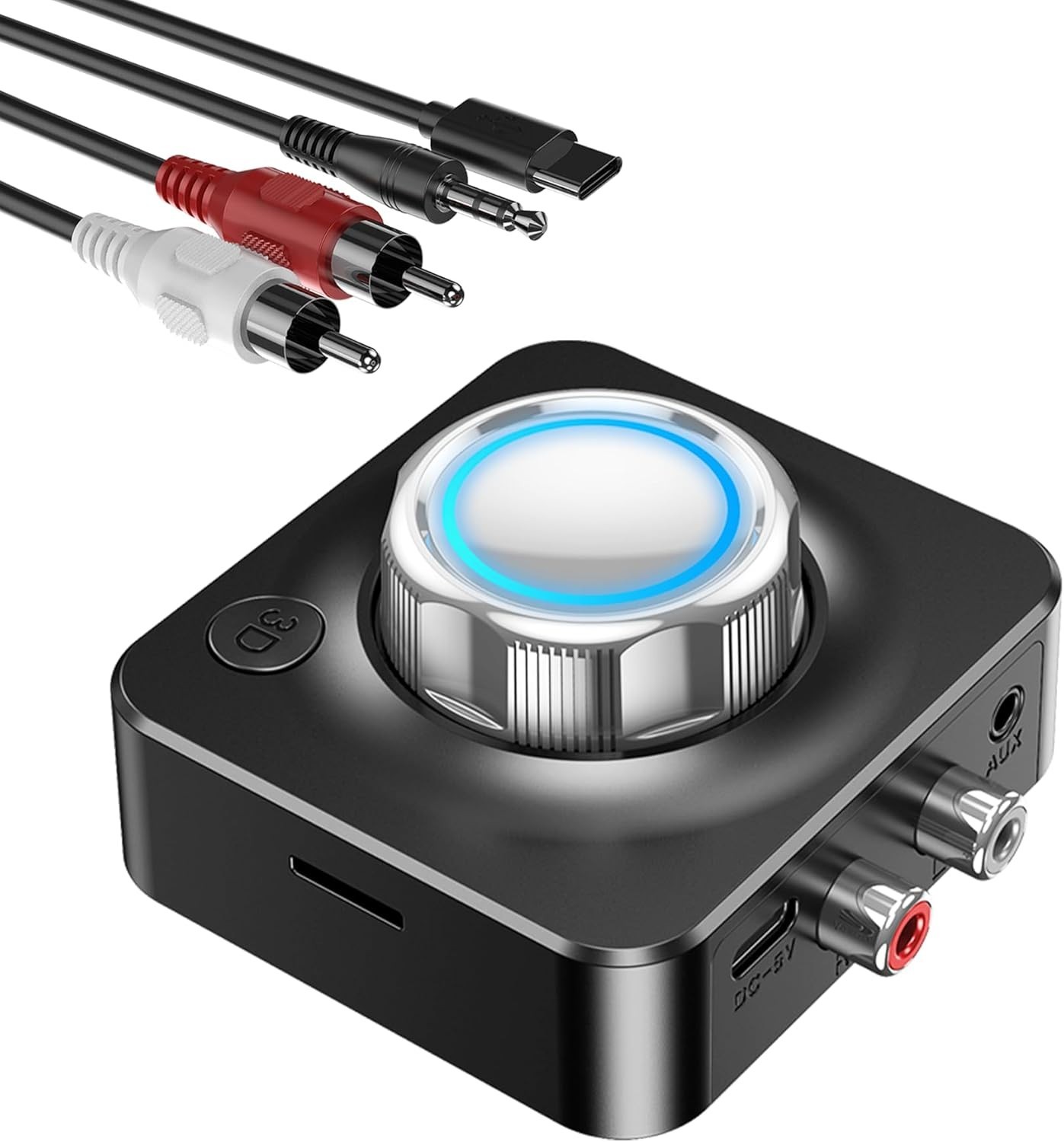 Bluetooth Receiver for Home Stereo RCA Adapter 3.5mm Wireless Audio Extender
