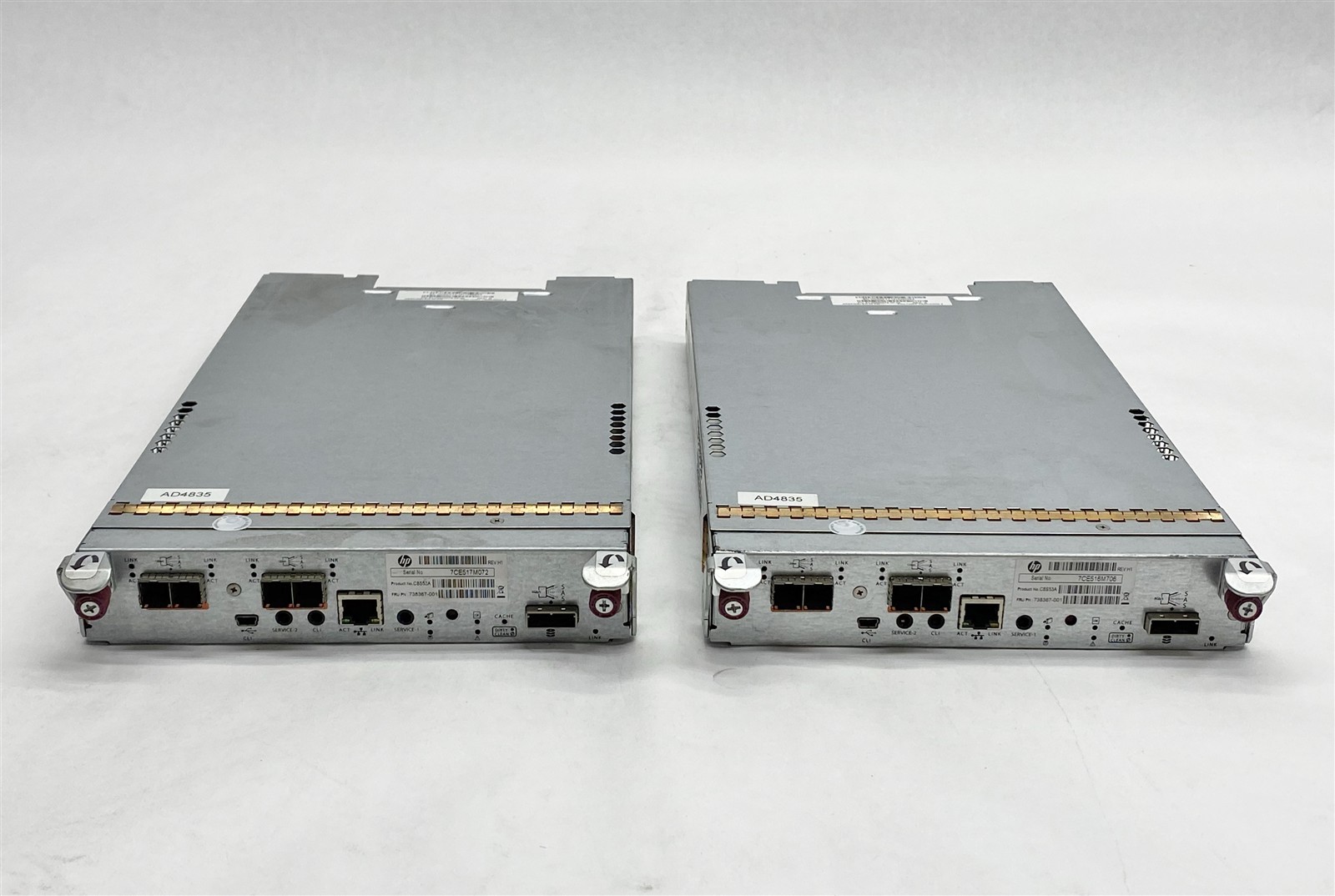 HP C8S53A MSA 2040 SAS Controller Module 738367-001 81-00000078-00-09 Lot 2