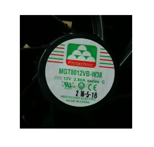 1PCS Protechnic MGT8012VB-W38 12V 2.8A Fan