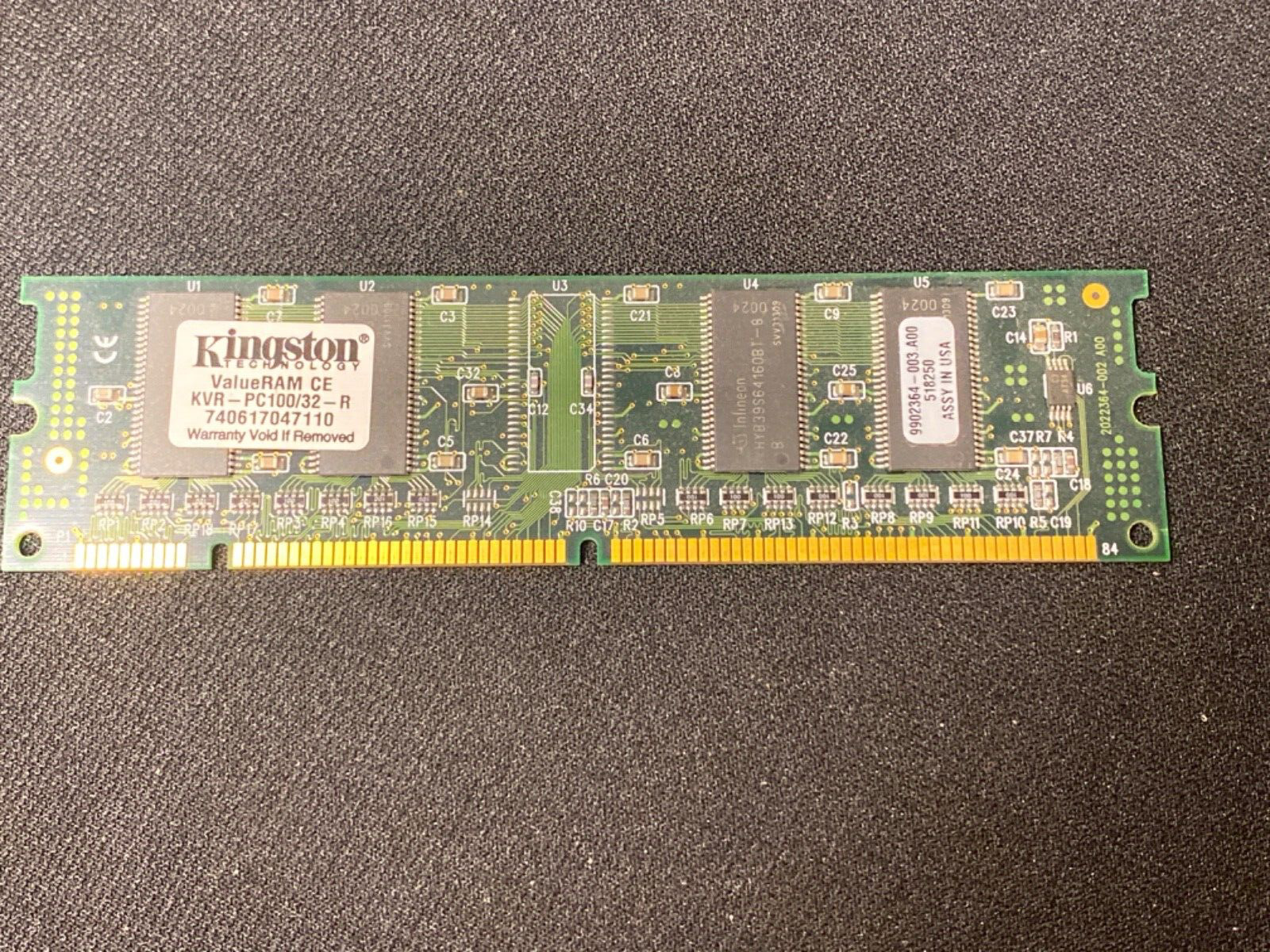 Kingston Technology 32mb ValueRAM CE Memory Module KVR PC100/32-R