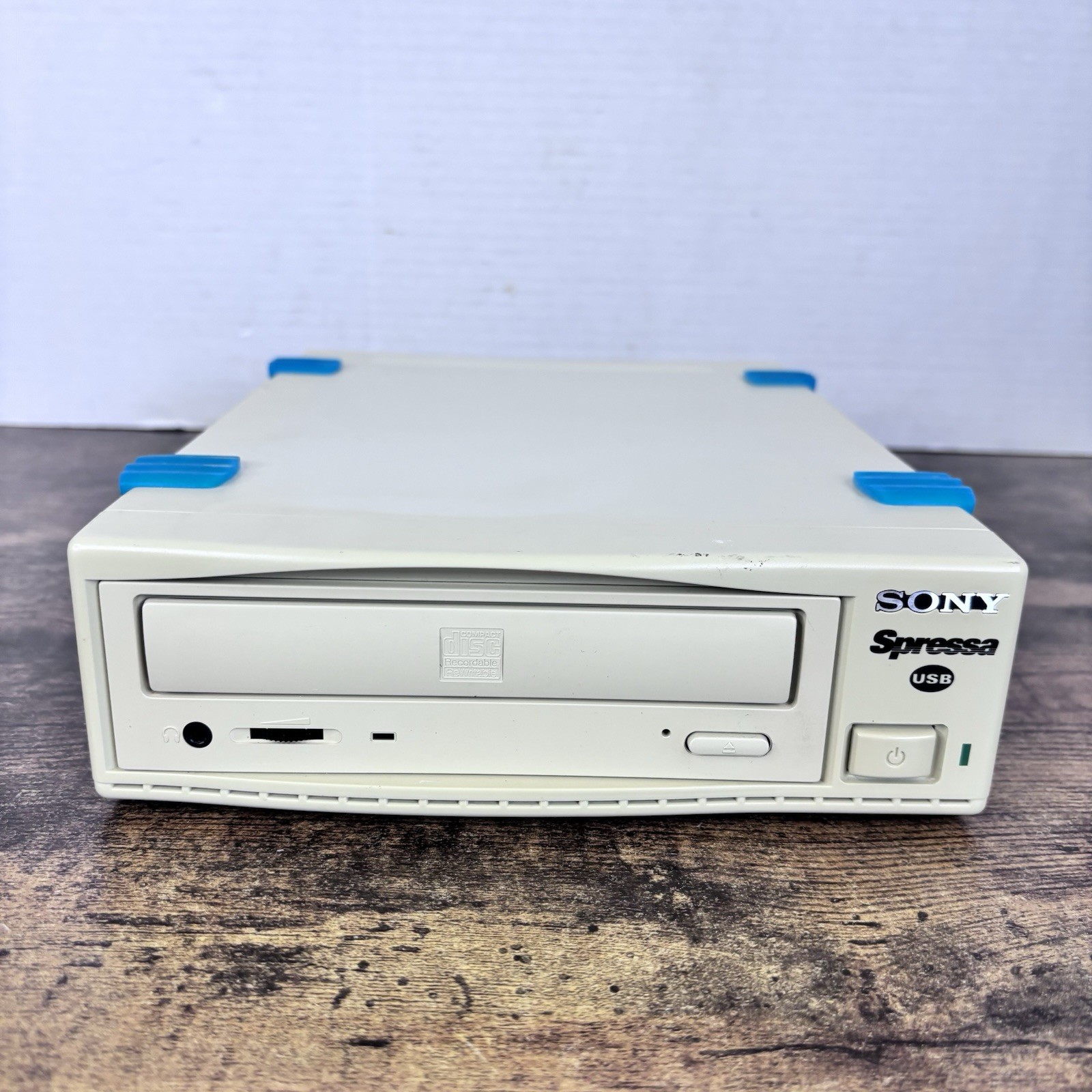 Sony Spressa CRX100E/X2 External USB CD-RW Drive -Mac & PC- 2MB Buffer -MO8