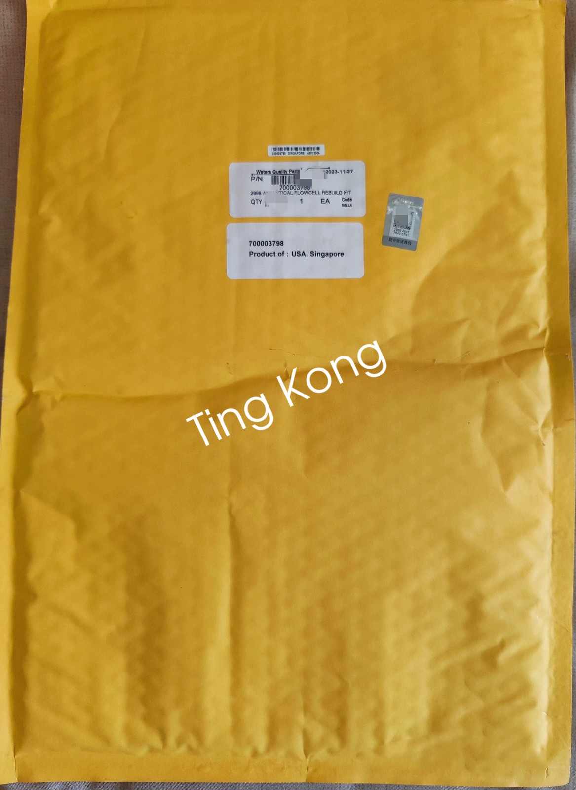 1pcs Waters 700003798 Detector Flow Cell Rebuild Kit via FedEx or DHL