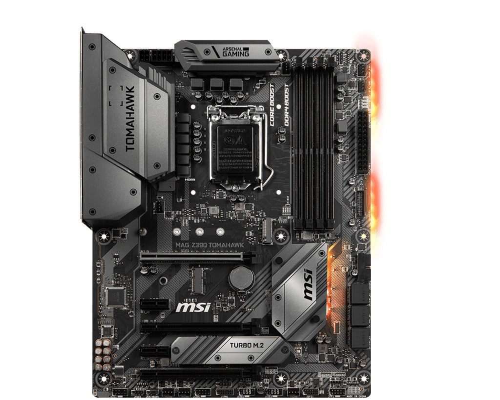 MSI MAG Z390 TOMAHAWK LGA 1151 for 9th/8th Intel ATX Motherboard M.2 USB 3.1ddr4