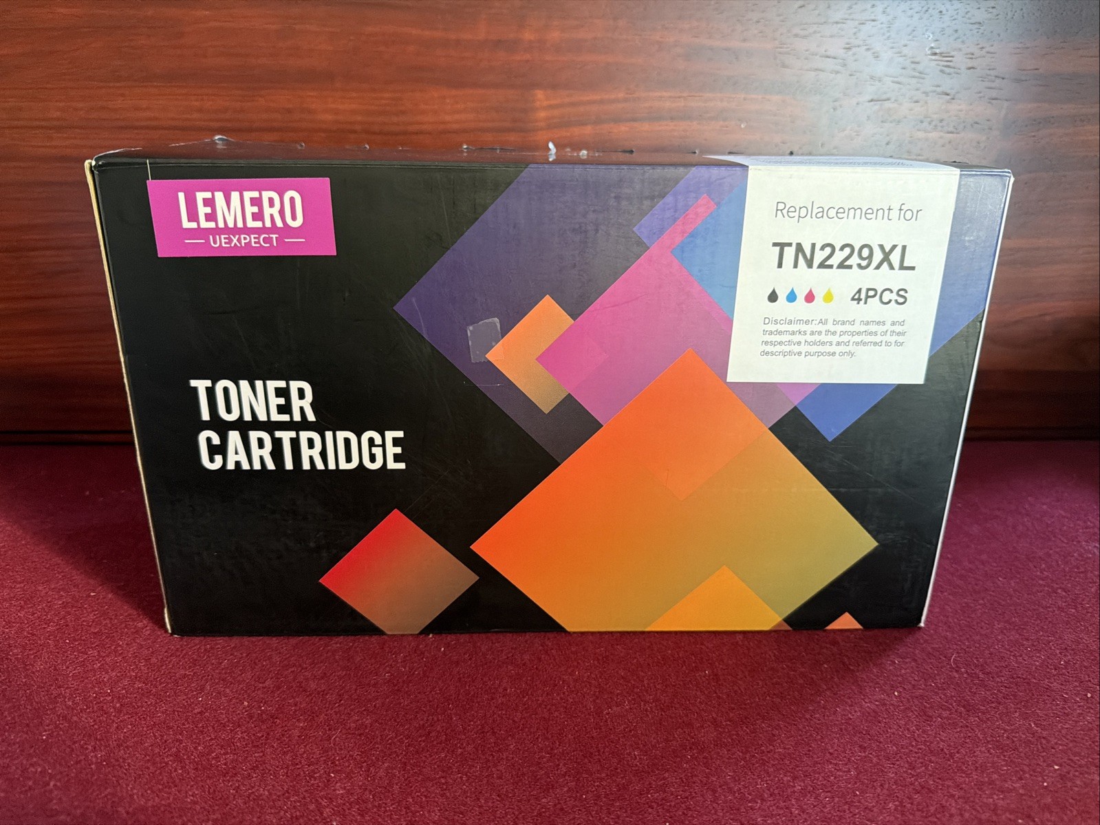Lemero Uexpect High Yield Toner Cartridges Replacement for TN229XL 4pcs