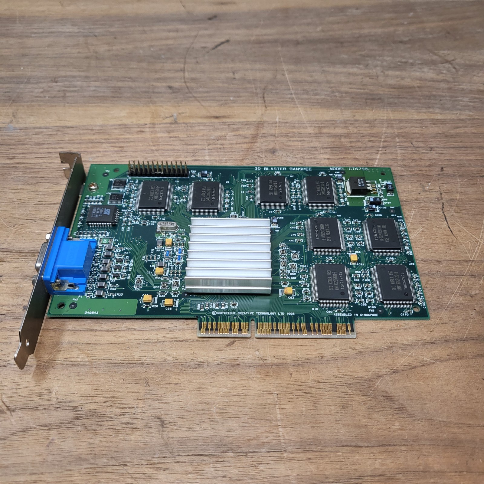 Creative 3D Blaster Banshee CT6750 3dfx Voodoo Banshee 16MB AGP Video Card