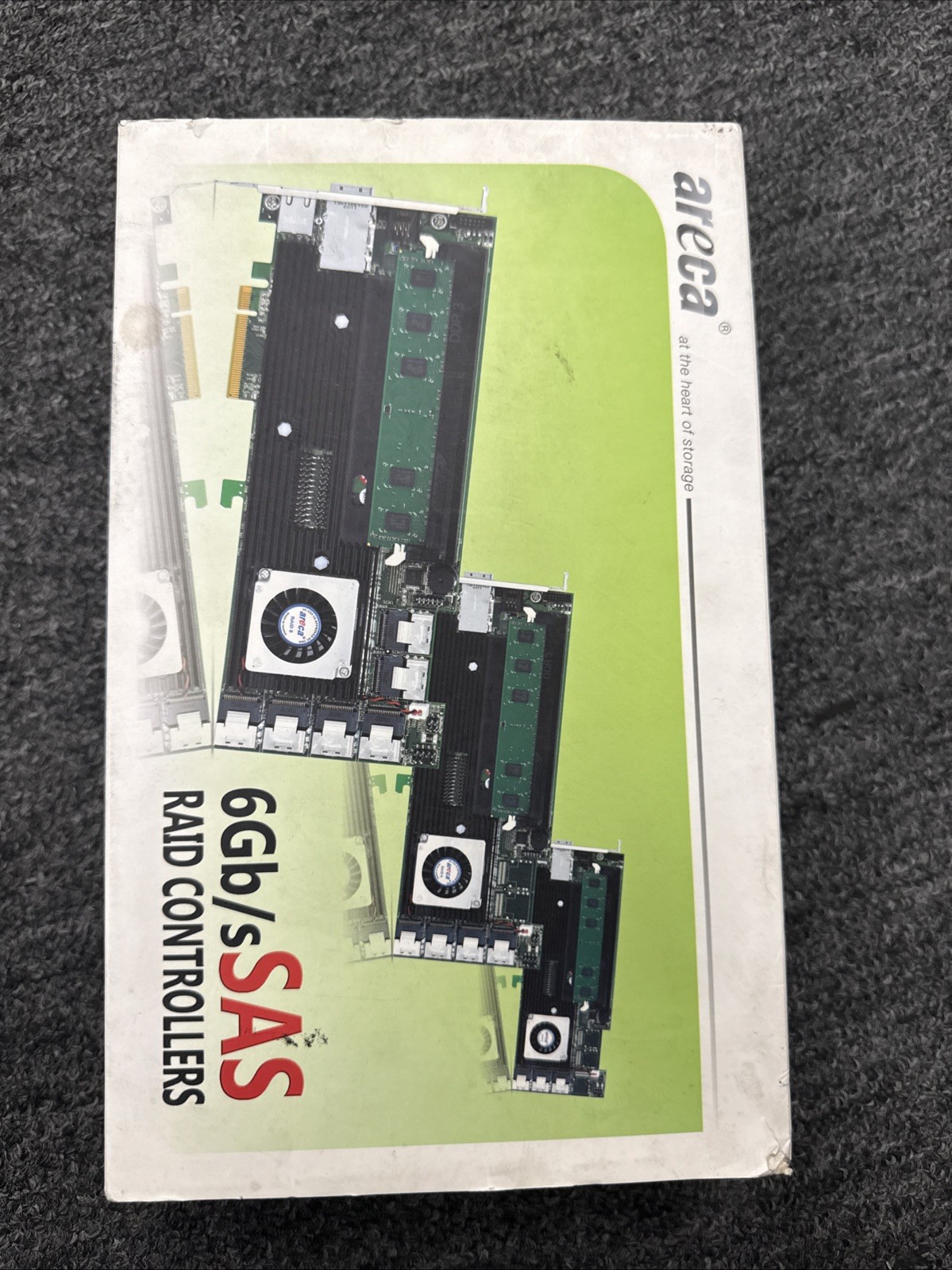 Areca ARC-1882IX-24 (16i4e)24-Port RAID Controller Card w/BBU /HDD Monitor Board