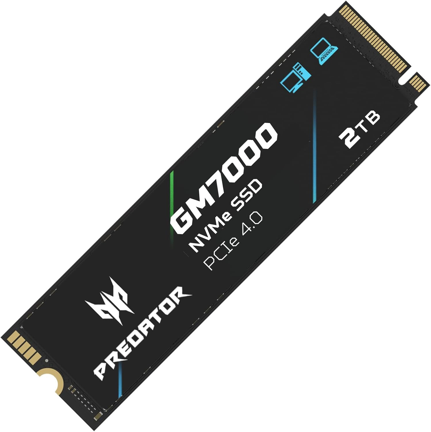 Predator M.2 SSD 2TB GM7000 with DRAM Cache Nvme 1.4 2280 Pcie Gen4×4 Ultra High