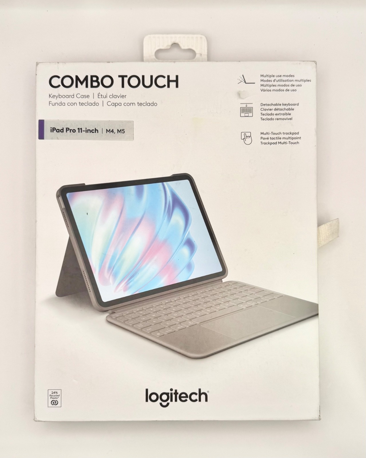 Open Box - Logitech Combo Touch (iPad Air 11-inch M2/M3, iPad Air 5th Gen)