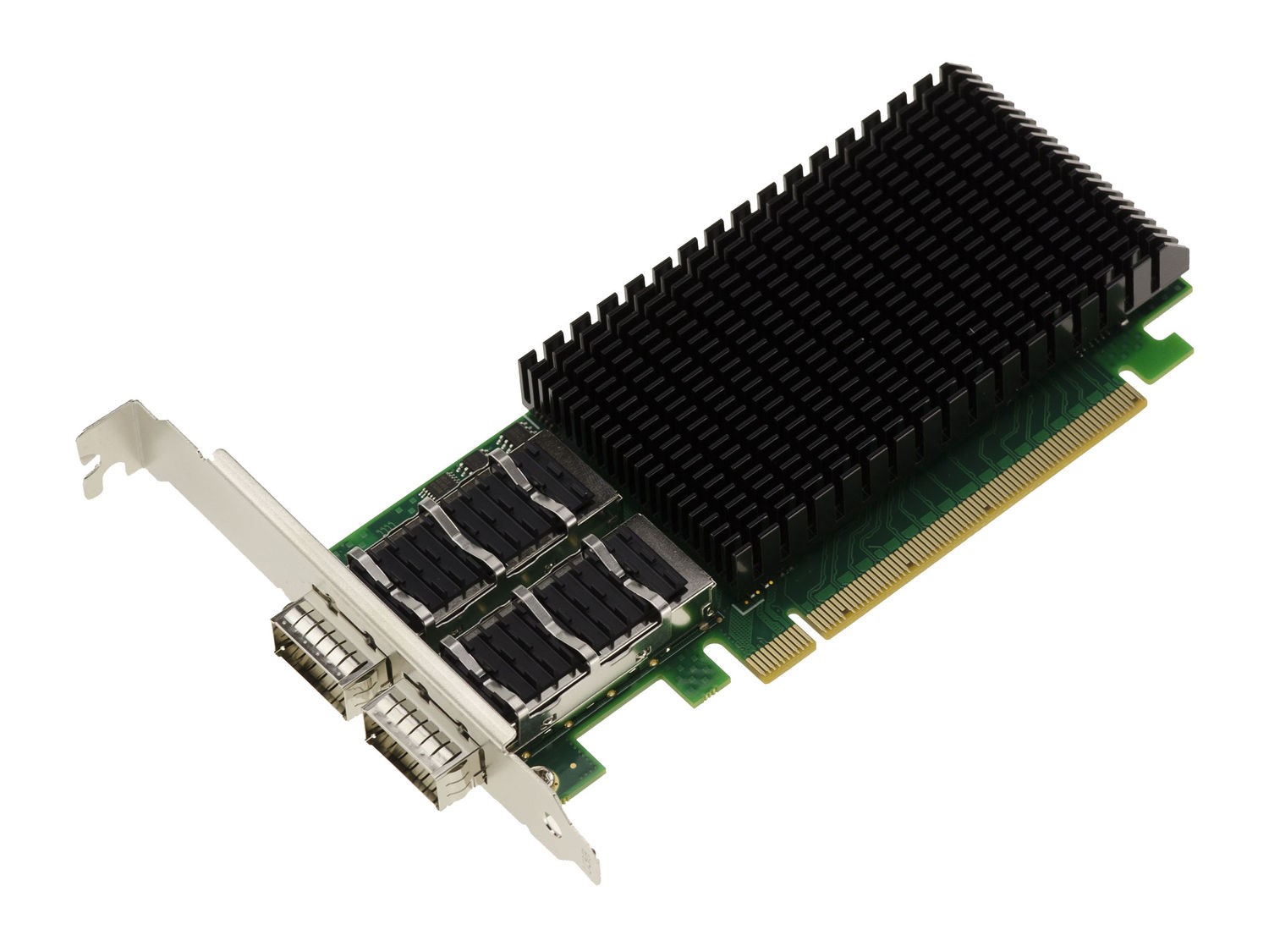 Pcie Network Card for Server or PC Dual 100G QSFP28 2 Ports. Chipset Mellanox