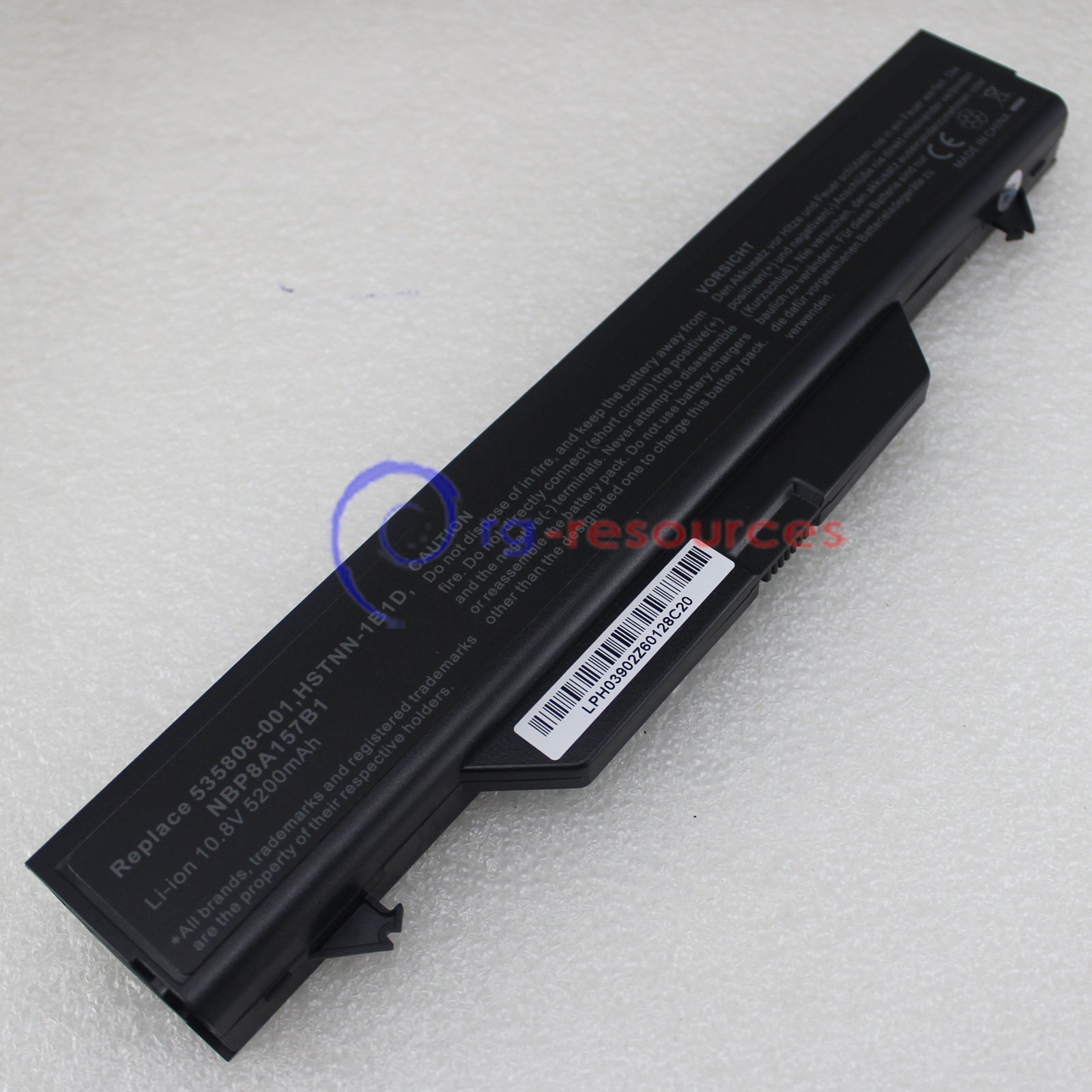 Laptop 5200mAh Battery For HP ProBook 4510s 4710s 535808-001 572032-001 6Cell