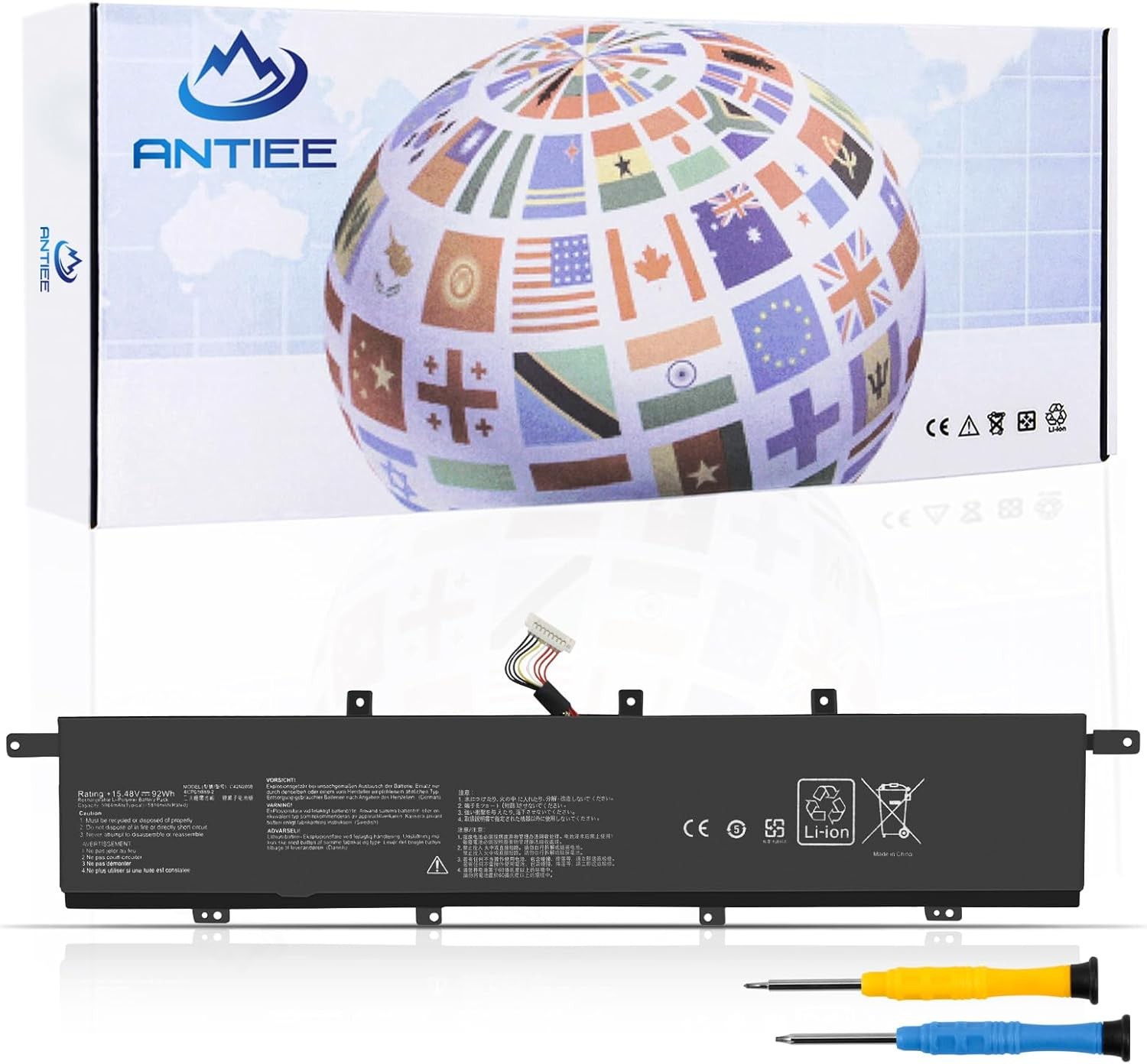 C42N2008 92Wh Laptop Battery for ASUS ZenBook Pro Duo 15 OLED UX582 UX582L