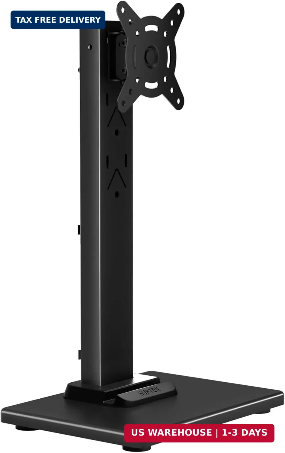 Suptek Single LCD Monitor Stand Mount Riser for 13-43 Inch Screen