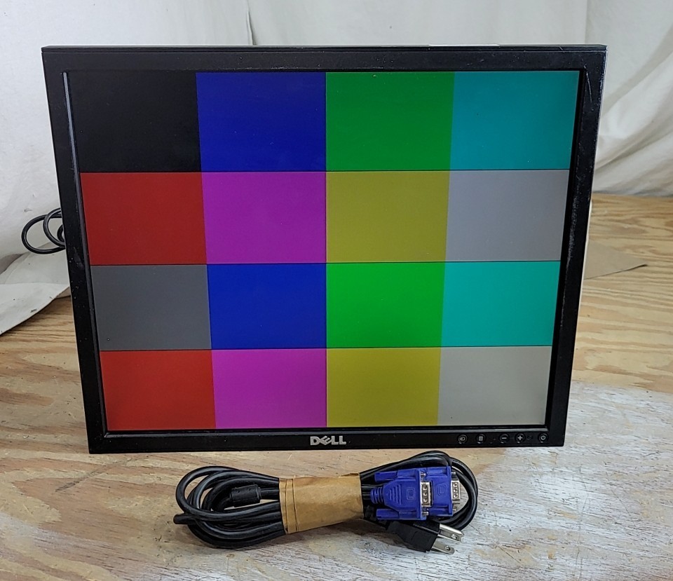 Dell 1908FPb 0D319J 19" LED LCD Monitor DVI VGA SEE NOTES