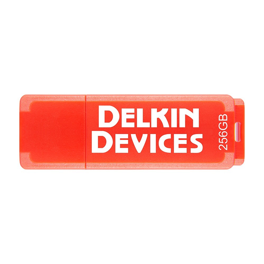 Delkin Devices 3.0 256GB USB Flash Drive, Plug & Play, Ultra-Fast Data Transfer