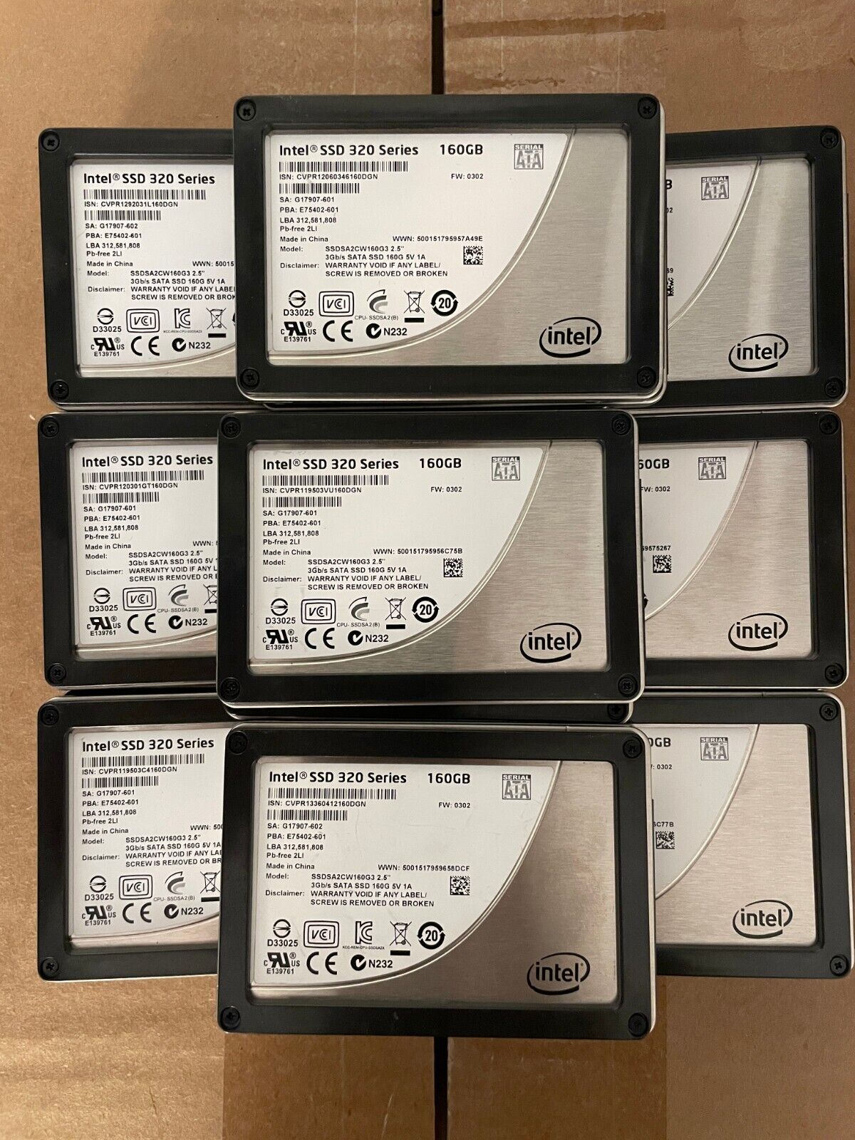 Intel 320 Series 160GB SSDSA2CW160G3 2.5