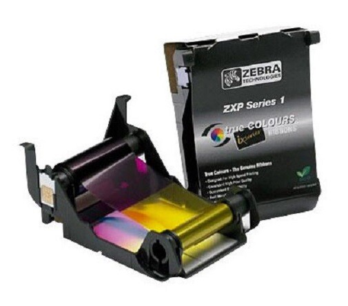 Zebra Ribbon True Colours ZXP 1 Series printer ribbon 800011-140 YMCKO 4-COLOUR