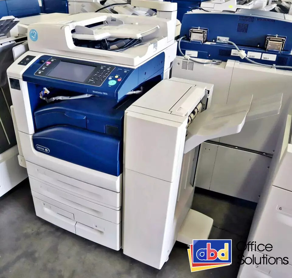 Xerox WorkCentre 7835 Color Copier Printer Scanner Office Finisher Laser 35 ppm
