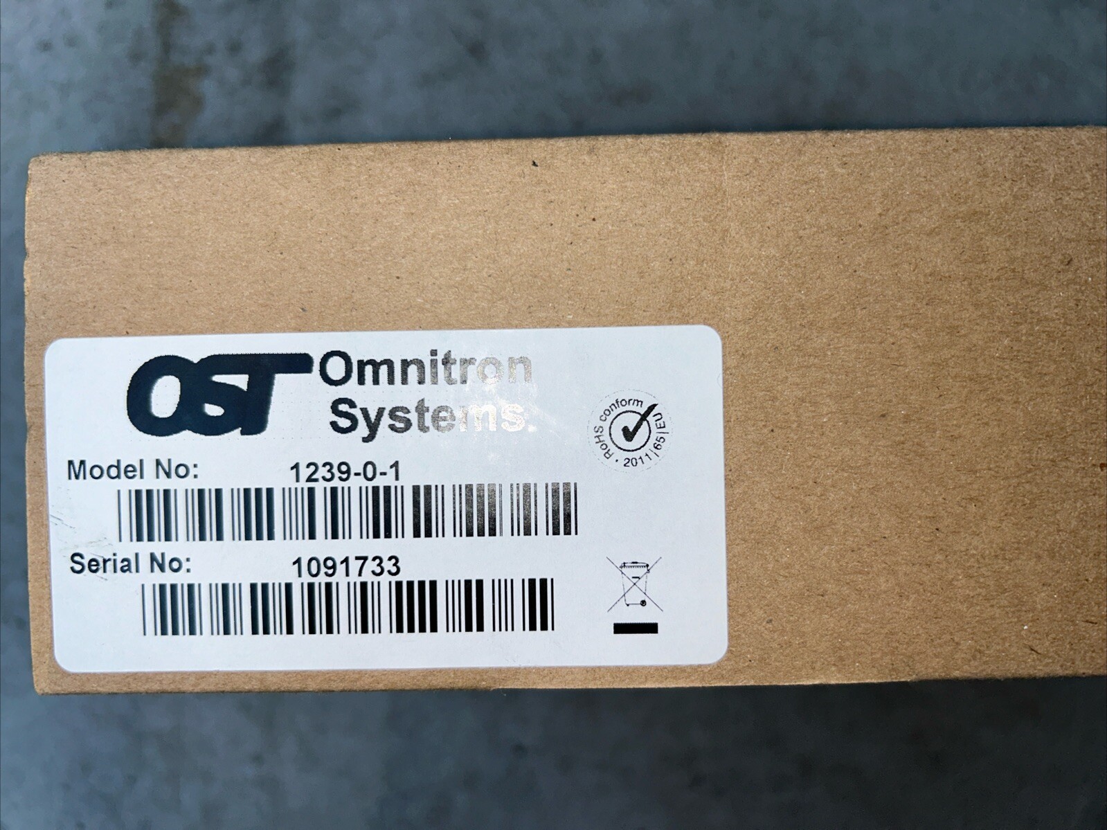 Omnitron Systems Tech 1239-0-1 miCONVERTER GX/T /10/100/1000BASE-T TO 1000BASE-X