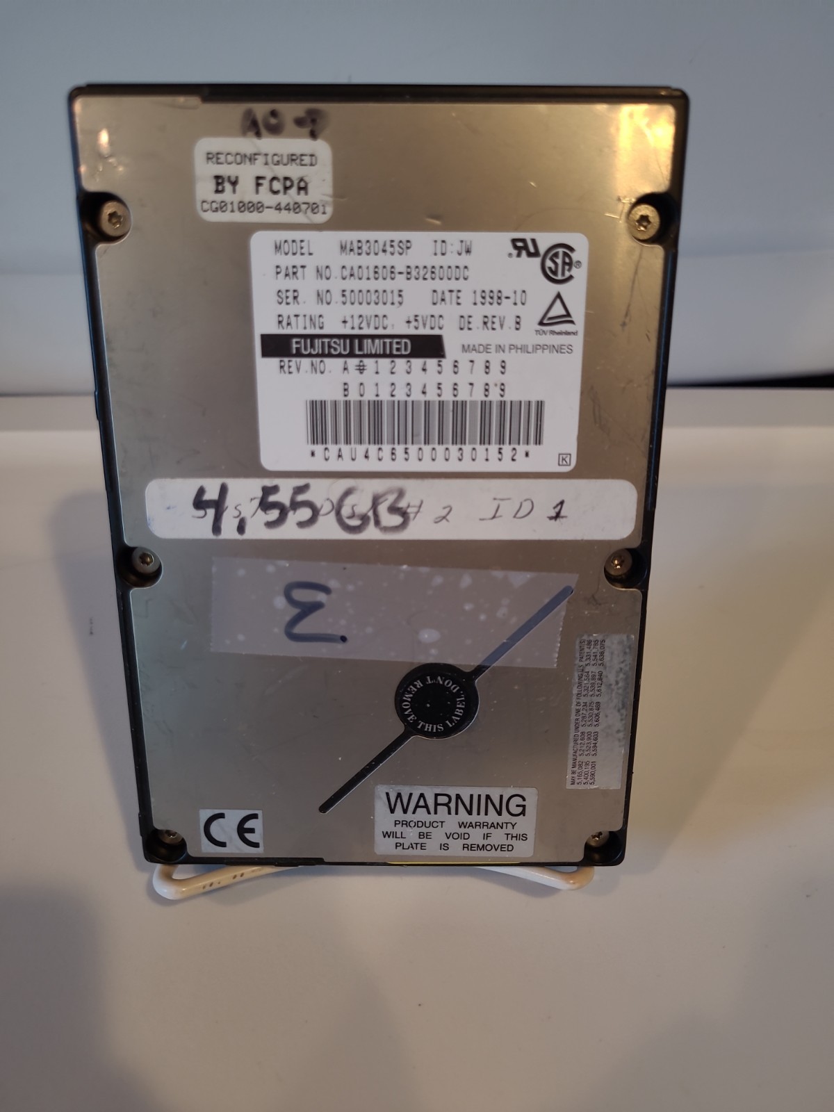 Fujitsu 4.5GB Internal 7200RPM 3.5" (MAB3045SC) HDD