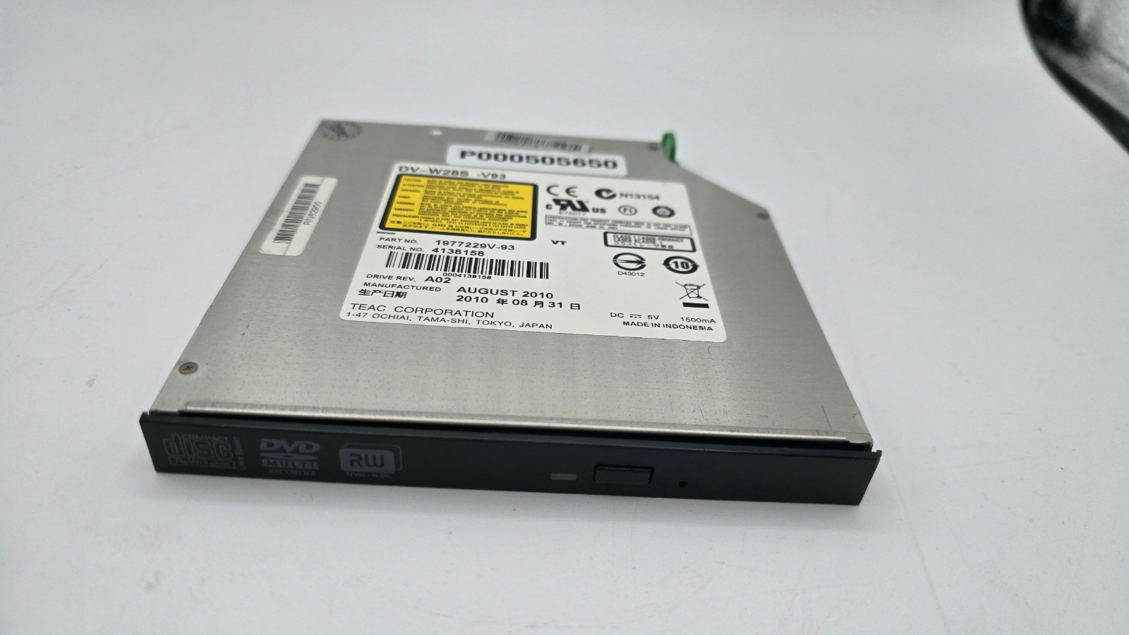 OEM SATA Slim DVD RW R+ Writer Multi Recorder DV-W28S -V93  Apart1