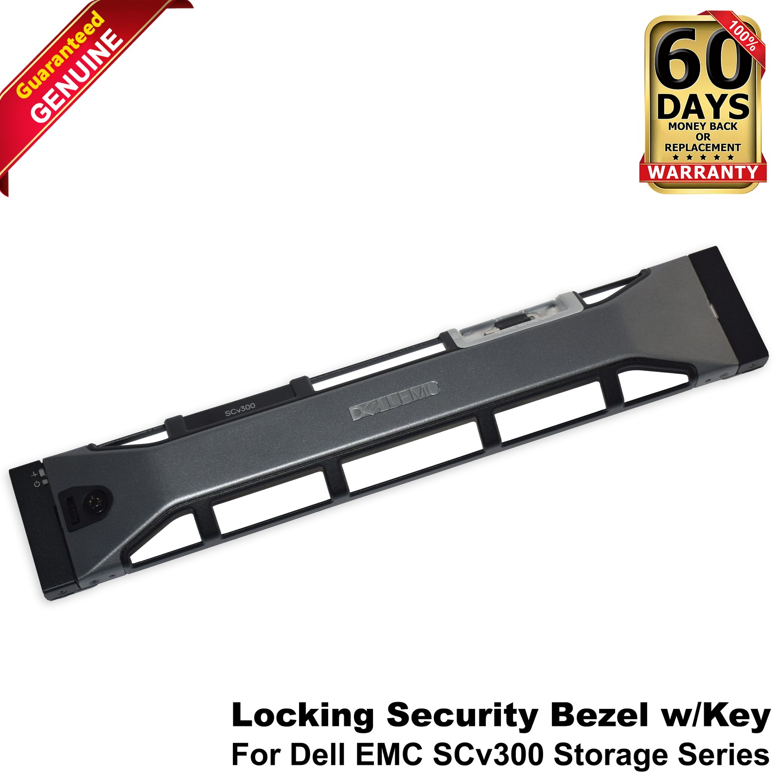 Dell EMC PowerEdge SCv300 Server Front Faceplate Security Bezel with Key 5DYG6