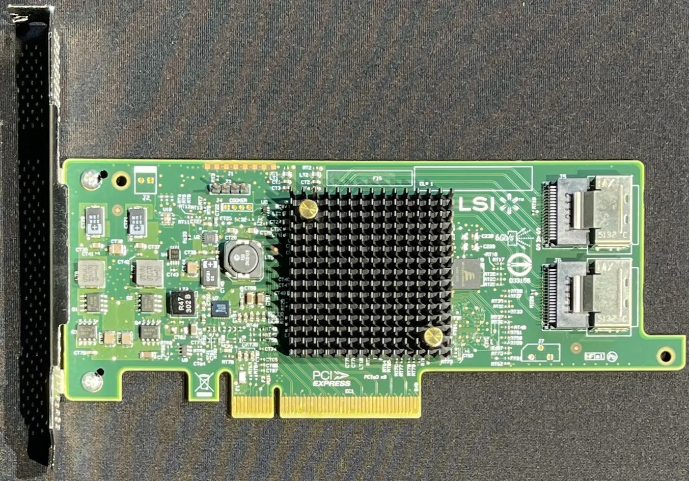 Dell / LSI SAS 9207-8i PCI Express to 6Gbps SCSi SAS Host Bus Adapter / 4TMJF
