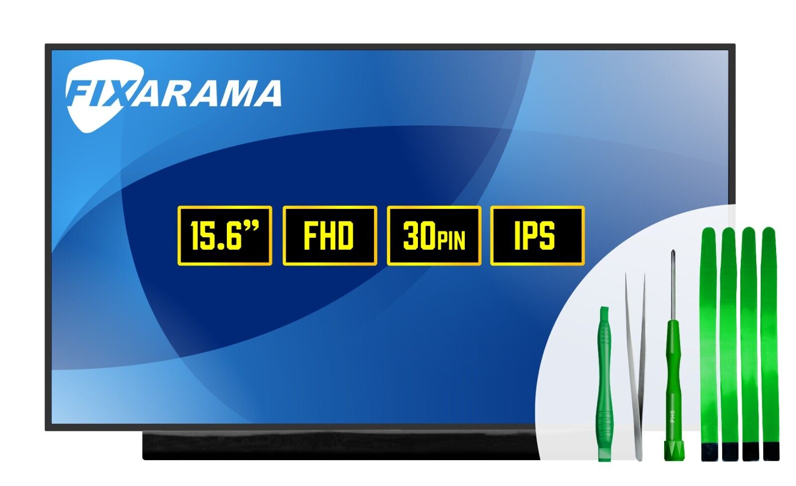 AUO B156HAN02.1 FHD 30pin IPS LCD Screen NON-Touch + Tools GRADE A+ FIXARAMA