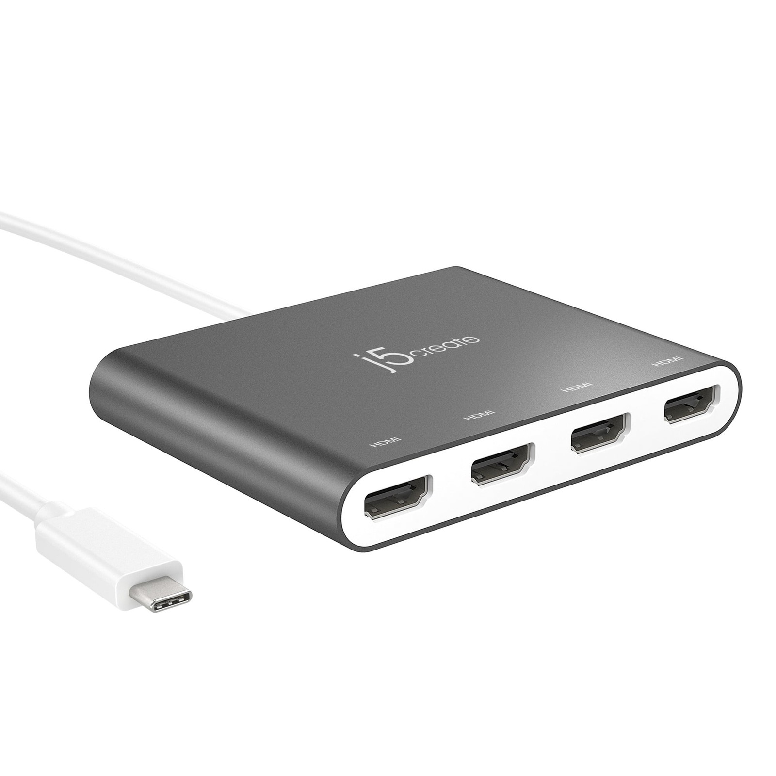 J5Create JCA366 USB C To Quad HDMI Multi Monitor Adapter