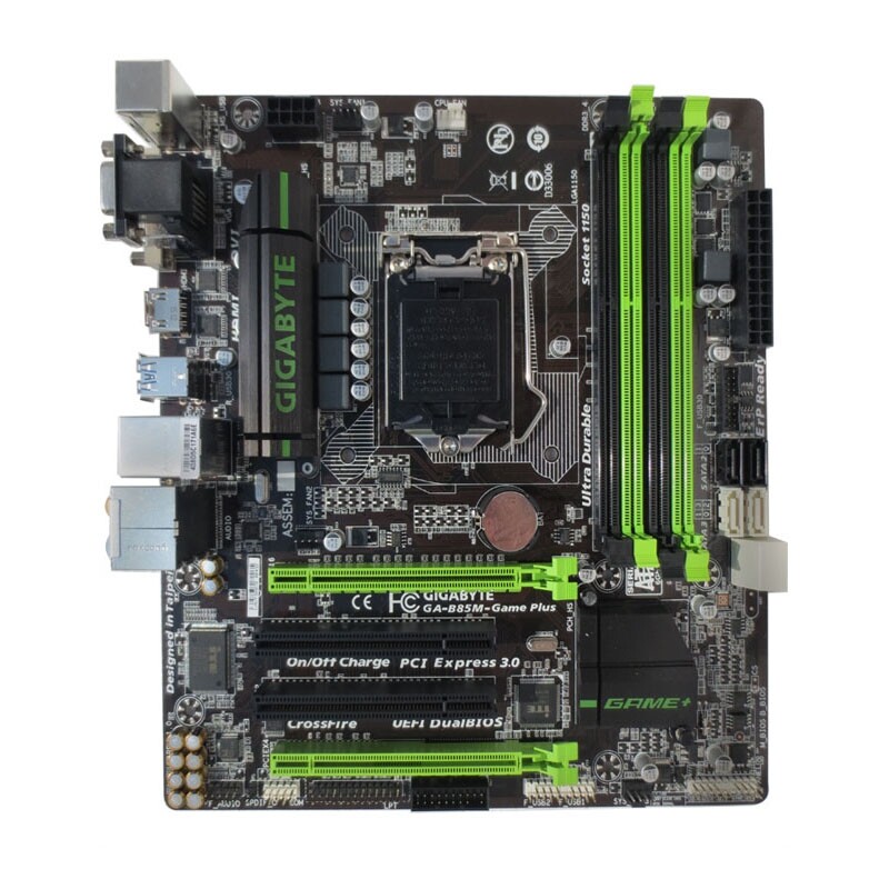 For Gigabyte GA-B85M-Game Plus LGA1150 DDR3 M-ATX Motherboard Tested