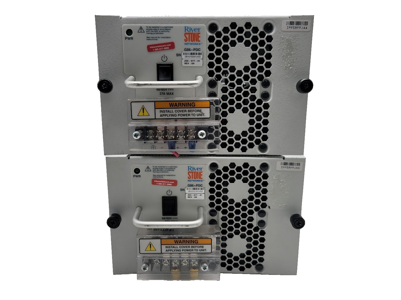 Lot of 2 RIVER STONE G86-PDC AC POWER SUPPLY
