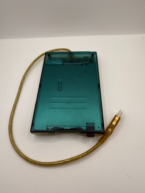 Teac FD-05PU External Floppy Disk Drive Blue Translucent Untested