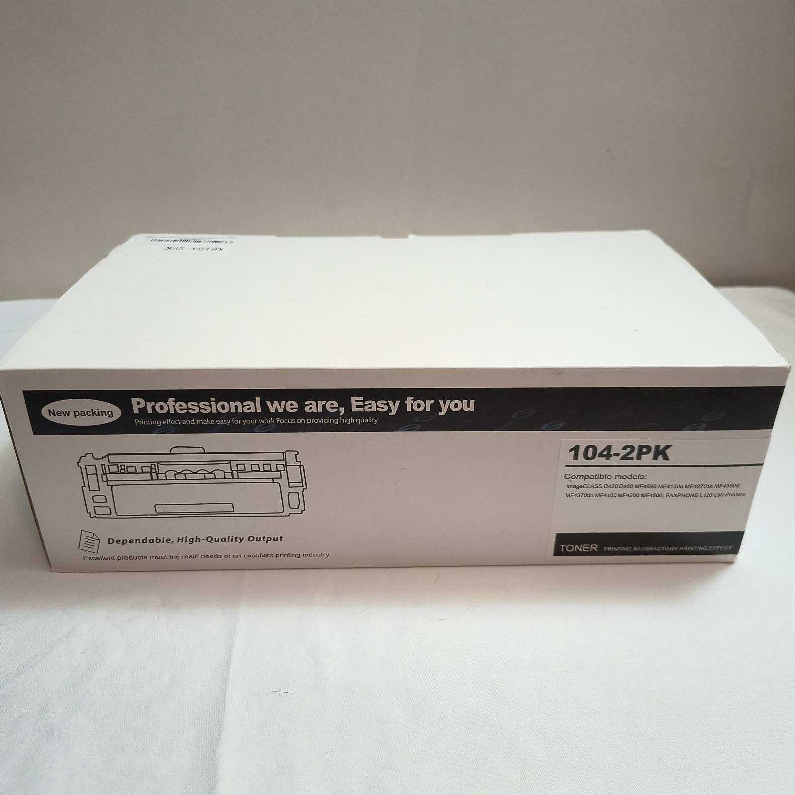 2-Pack Compatible Toner for Canon 104 CRG-104 ImageClass D420 D480 MF4150 MF4350